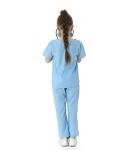 Lingway Toys Kids Pretend Role Play Costumes White Coat with Blue Scrubs and Accessories 3-4years from Lingway Toys
