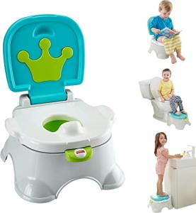 Fisher-Price Royal Stepstool Potty, Blue from Fisher-Price