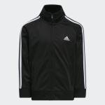 adidas Baby Boys Li'l Tricot Jacket & Pant Clothing Set, Black, 18M by adidas