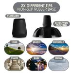 Humobi Foldable Walking Cane for Men & Women - Collapsible Walking Stick with 5 Height Settings - Incl. Extra Wide Pivoting Tip for Stability by Humobi