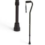 Medline Offset Handle Cane, Black by Medline
