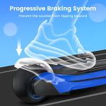 TONBUX Kids Scooter for Age 3-12, Toddler Scooter with 4 Adjustable Heights, Light Up 3-Wheels Scooter, Shock Absorption Design, Lean to Steer, Balance Training Scooter for Kids Blue from TONBUX