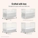 Dream On Me, Carson Classic 3-in-1 Convertible Crib in White, Greenguard Gold Certified from Dream on Me