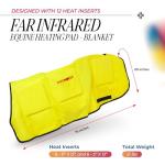 Thermotex Equine Far Infrared Heating - 12 Pad Blanket - Heat Therapy, Discomfort Relief, Warming Aid from Thermotex