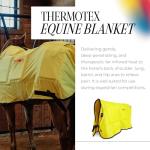 Thermotex Equine Far Infrared Heating - 12 Pad Blanket - Heat Therapy, Discomfort Relief, Warming Aid from Thermotex