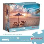 Rocorose 1000 Piece Jigsaw Puzzle,Inspirational Beach Floor Puzzle for Kids Adult by HanuyClothes