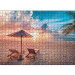 Rocorose 1000 Piece Jigsaw Puzzle,Inspirational Beach Floor Puzzle for Kids Adult by HanuyClothes