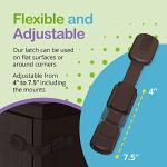 WONDERKID Adjustable, Reusable Child Safety Locks - Latches to Baby Proof Cabinets, Doors & Appliances (Brown) by WONDERKID SAFETY PRODUCTS