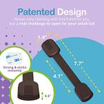 WONDERKID Adjustable, Reusable Child Safety Locks - Latches to Baby Proof Cabinets, Doors & Appliances (Brown) by WONDERKID SAFETY PRODUCTS