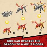 LEGO NINJAGO Kaiâs Fire Dragon EVO 71762 Building Kit Featuring a Ninja Dragon Toy, NINJAGO Kai and Snake Figures; Toy Playset for Kids Aged 6+ (204 Pieces) from LEGO
