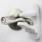 Improved Childproof Door Lever Lock (3 Pack) Prevents Toddlers from Opening Doors. Easy One Hand Operation for Adults. Durable ABS with 3M Adhesive Backing. Simple Install, No Tools Needed by Wappa