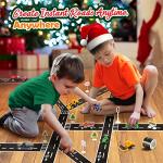 Christmas Advent Calendar 2021 for Kids: HIWEZEZC Alloy Vehicles and Helicopter Toy Sets Plus 2 Play Mats, Perfect holiday gift for Kids, Christmas Countdown Calendars for Boys|Girls|Toddler|Baby from Hiwezezc