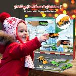 Christmas Advent Calendar 2021 for Kids: HIWEZEZC Alloy Vehicles and Helicopter Toy Sets Plus 2 Play Mats, Perfect holiday gift for Kids, Christmas Countdown Calendars for Boys|Girls|Toddler|Baby from Hiwezezc