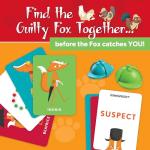 Gamewright Outfoxed! A Cooperative Whodunit Board Game for Kids 5+, Multi-colored, Standard, Model Number: 418 from Ceaco