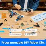 Makeblock mBot Ultimate Robot Kit - Premium Quality - 10-in-1 Robot - STEM Education - Arduino - Scratch 2.0 - Programmable Robot Kit for Kids to Learn Coding, Robotics and Electronics from Makeblock