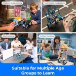 Makeblock mBot Ultimate Robot Kit - Premium Quality - 10-in-1 Robot - STEM Education - Arduino - Scratch 2.0 - Programmable Robot Kit for Kids to Learn Coding, Robotics and Electronics from Makeblock