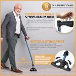 GIVE The Gift of Mobility â Freedom - New All-Terrain Design - Dynamo Swing Cane is The Most Stable Cane Ever. Balanced & Adjustable. Science Built it for Comfort and Confidence. from DynamoMe