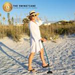 GIVE The Gift of Mobility â Freedom - New All-Terrain Design - Dynamo Swing Cane is The Most Stable Cane Ever. Balanced & Adjustable. Science Built it for Comfort and Confidence. from DynamoMe