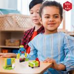 PicassoTiles 0.5â Pixel Magnetic Puzzle Cube 100 Piece Mix & Match Cubes Sensory Toys STEAM Education Learning Building Block Magnets Children Construction Toy Set Stacking Magnet Creative Kit PMC100 by Picasso Tiles