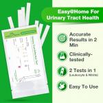 Easy@Home 10 Individual Pouch Urinary Tract Infection FSA Eligible Test Strips, UTI Urine Testing Kit for Urinalysis and Detection of Leukocytes and Nitrites-FDA Cleared for OTC use (UTI-10P) by Easy Healthcare Corporation