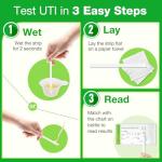 Easy@Home 10 Individual Pouch Urinary Tract Infection FSA Eligible Test Strips, UTI Urine Testing Kit for Urinalysis and Detection of Leukocytes and Nitrites-FDA Cleared for OTC use (UTI-10P) by Easy Healthcare Corporation