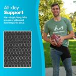 BraceAbility Hip Brace & Groin Strain Wrap | Non-Slip Hamstring & Thigh Compression Support Spica for Pulled Quad Muscle, Arthritis Relief, Inguinal Hernia or Abduction Hip Flexor Injury (One Size) from BraceAbility