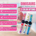 3D Dinosaur Potty Training Watch for Boys or Girls - Rechargeable Toddler Watch W/ Alarm Timer Potty Watches for Toddler Boys Kids Watch for Toddler Potty Training from CRADLE PLUS LLC