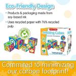 Learning Journey International LLC Play & Learn - Stacking Cubes - STEM Toddler Toys & Gifts for Children Ages 12 Months and Up - Mind Building Developmental Stacking & Nesting Toy by The Learning Journey International