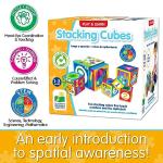 Learning Journey International LLC Play & Learn - Stacking Cubes - STEM Toddler Toys & Gifts for Children Ages 12 Months and Up - Mind Building Developmental Stacking & Nesting Toy by The Learning Journey International