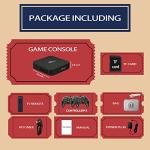 JMachen Video Games Console Built in 90,000+ Retro Games, 256G Retro Classic Gaming Console, Game System Compatible with MAME/Atari/Nintendo/Sega, with 2 Controllers, 4G RAM+32G ROM, S905X3 Quad-core by SHENZHEN ORANTH TECHNOLOGY CO.,LTD