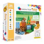 MAGNA-TILES Safari Animals 25-Piece Magnetic Construction Set, The ORIGINAL Magnetic Building Brand by Magna-Tiles