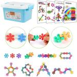 TOMYOU 200 Pieces Building Blocks Kids STEM Toys Educational Building Toys Discs Sets Interlocking Solid Plastic for Preschool Kids Boys and Girls Aged 3+, Safe Material Creativity Kids Toys by TOMYOU