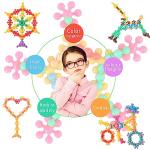 TOMYOU 200 Pieces Building Blocks Kids STEM Toys Educational Building Toys Discs Sets Interlocking Solid Plastic for Preschool Kids Boys and Girls Aged 3+, Safe Material Creativity Kids Toys by TOMYOU