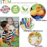 STEM Toys Kids Building Kit, 125 Pcs Educational Learning Set Construction Engineering Building Blocks for Ages 3 4 5 6 7 8 9 10 Year Old Boys Girls, Best Gift for Children Fun Creative Play from Afomida