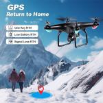 Cheerwing U88S GPS Drone with 4K Camera for Adults, 5G WiFi FPV Drone with Auto Return, Follow Me, Waypoint Fly, Voice Control by Udirc