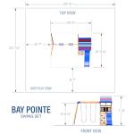 Backyard Discovery Bay Pointe All Cedar Wooden Swing Set from Backyard Discovery