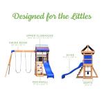 Backyard Discovery Bay Pointe All Cedar Wooden Swing Set from Backyard Discovery