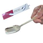 Silverware Adapted Spoons Parkinsons Utensils - Adaptive Utensils for Elderly, Disabled, Adults, Parkinsons Patients, Handicapped, Non Weighted Stainless Steel Flat Edge Cooking Spoon from Senior Care Innovation