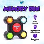 Point Games Memory Run - Electronic Memory Handheld Game with Lights - Competitive Maze Challenge Gameplay -Cognitive Developmental Brain Teaser Puzzle Toy - Kids Ages 6+ from Point Games