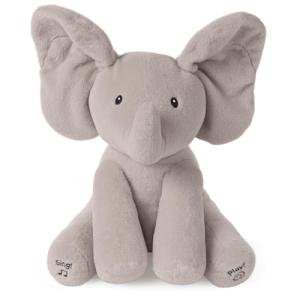 Baby GUND Animated Flappy The Elephant Stuffed Animal Baby Toy Plush, Gray, 12" from Spin Master