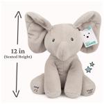 Baby GUND Animated Flappy The Elephant Stuffed Animal Baby Toy Plush, Gray, 12" from Spin Master