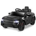 ENYOPRO 12V 7Ah Kids Electric Ride on Car, Licensed Dodge Charger SRT Hellcat, Battery Powered 4-Wheels Toy Car Electric Vehicle for Kids with Remote Control, 3 Speeds, LED Lights, Music (Black) by ENYOPRO