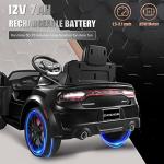 ENYOPRO 12V 7Ah Kids Electric Ride on Car, Licensed Dodge Charger SRT Hellcat, Battery Powered 4-Wheels Toy Car Electric Vehicle for Kids with Remote Control, 3 Speeds, LED Lights, Music (Black) by ENYOPRO