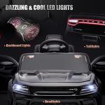ENYOPRO 12V 7Ah Kids Electric Ride on Car, Licensed Dodge Charger SRT Hellcat, Battery Powered 4-Wheels Toy Car Electric Vehicle for Kids with Remote Control, 3 Speeds, LED Lights, Music (Black) by ENYOPRO