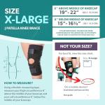 BraceAbility J Patella Knee Brace - Lateral Patellar Stabilizer with Medial and J-Lat Support Straps for Dislocation, Subluxation, Patellofemoral Pain, Left or Right Kneecap Tracking (XL) by BraceAbility