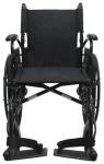 Karman 30 lb Lightweight Wheelchair Flip Back Armrest, Black from Karman Healthcare