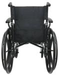 Karman 30 lb Lightweight Wheelchair Flip Back Armrest, Black from Karman Healthcare