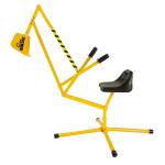 Reeves International The Big Dig Sandbox Digger Excavator Crane with 360Â° Rotation with Base, Great for Sand, Dirt and Snow | Steel Outdoor Play | Beach Toy | Yellow | Age 3+ from The Big DigÂ®