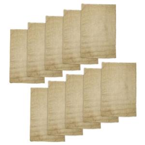 COTTON CRAFT Potato Sack Race Bag - 10 Pack Sturdy Jute Burlap Gunny Bag - Playground Fitness Equipment Sports Fun Games Birthday Picnic Party - Adults Kids Jumping Sack Frost Protection - Large 24x39 by Orient Originals Inc.