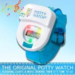 Potty Time: The Original Potty Watch | Water Resistant | Toilet Training Aid, Set Automatic Timers with Music for Gentle Reminders, Plays Songs & Flashing Lights, (Women & U.S. Owned), Blue (Blue) by Potty Time